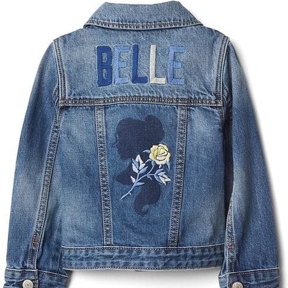 GapKids | Disney‎ embroidered denim jacket - Picture 1 of 6